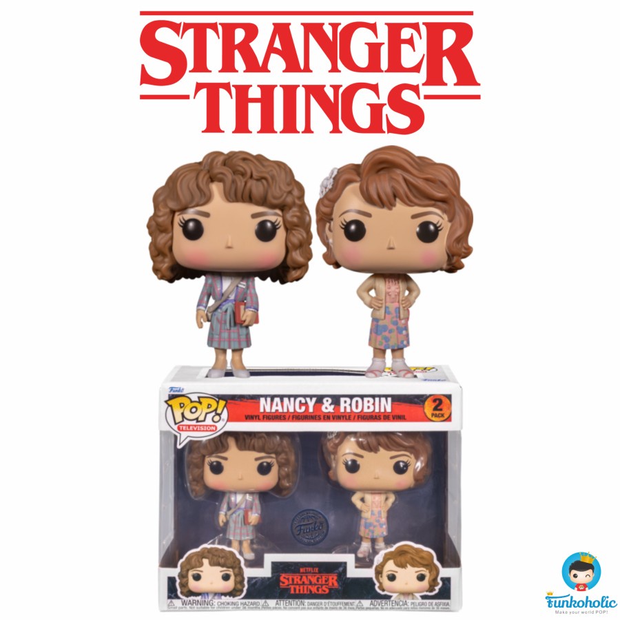 Funko POP Stranger Things Season 4 - Nancy & Robin Victor Creel Visit