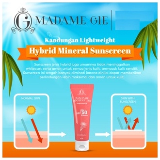 Madame Gie Madame Protect Me Sunscreen SPF 30 SPF 50 - Madame Protect Me Let’s Glow Tinted Sunscreen