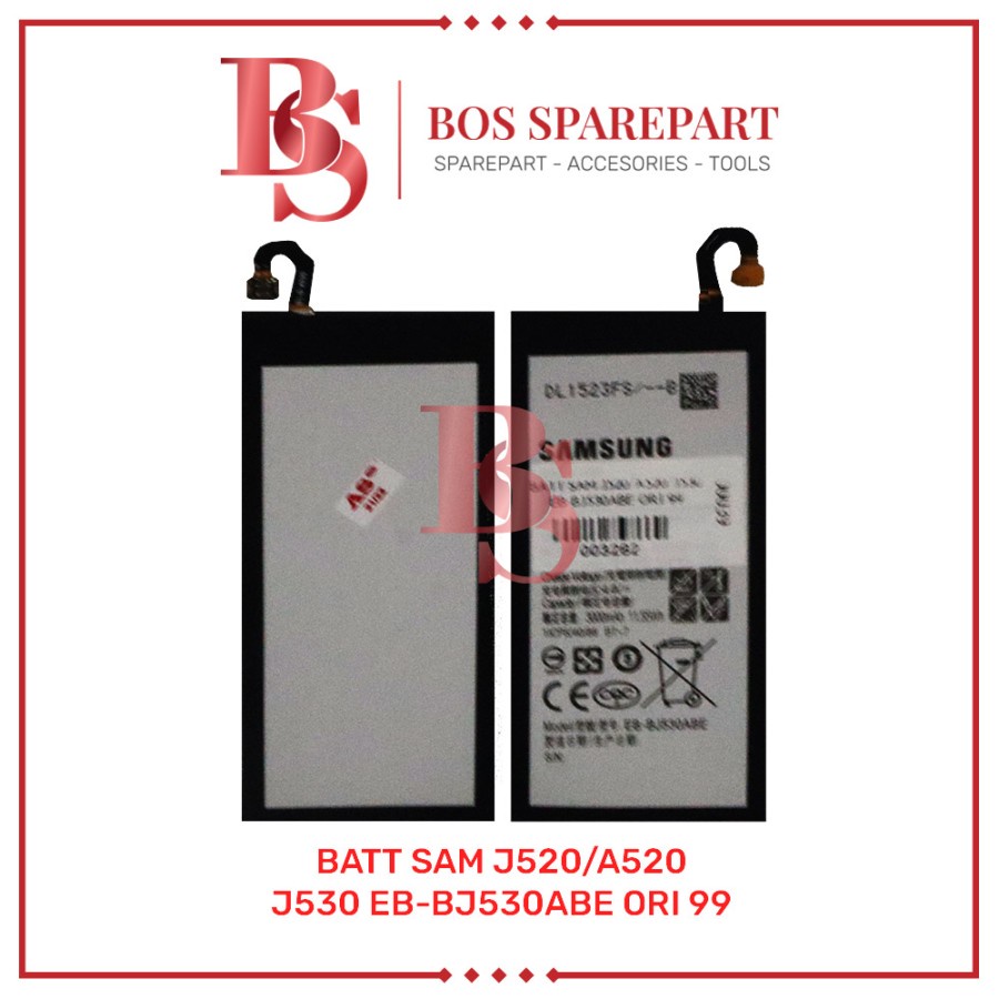 BATTERY SAMSUNG J520 / A520 / J530 EB-BJ530ABE ORI 99 / BATERAI