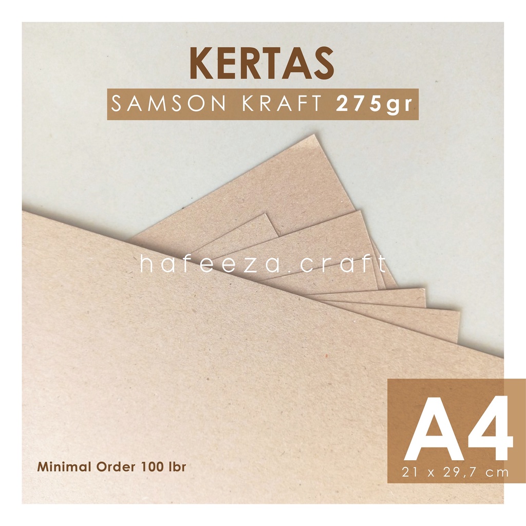 

Samson Kraft Paper A4 - 275gr
