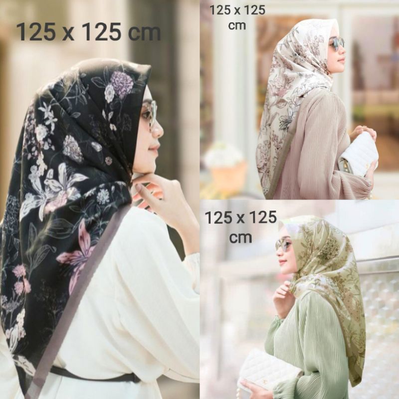 HIJAB MUSLIMAH / SYARI ZILMANAA / JILBAB JUMBO / ZOYA HIJAB SEGI EMPAT / JILBAB MOTIF PREMIUM / KERU
