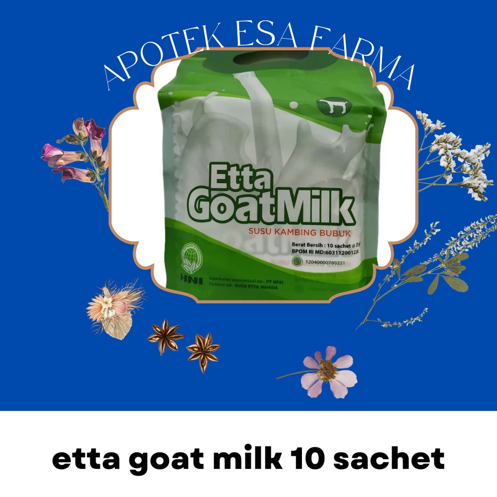 

etta goat milk 10 sachet