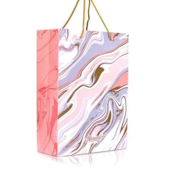 

SALE!!Paket Kertas Kado & Paper Bag Harvest Gift Set - Sugar Pop Marble|RA6