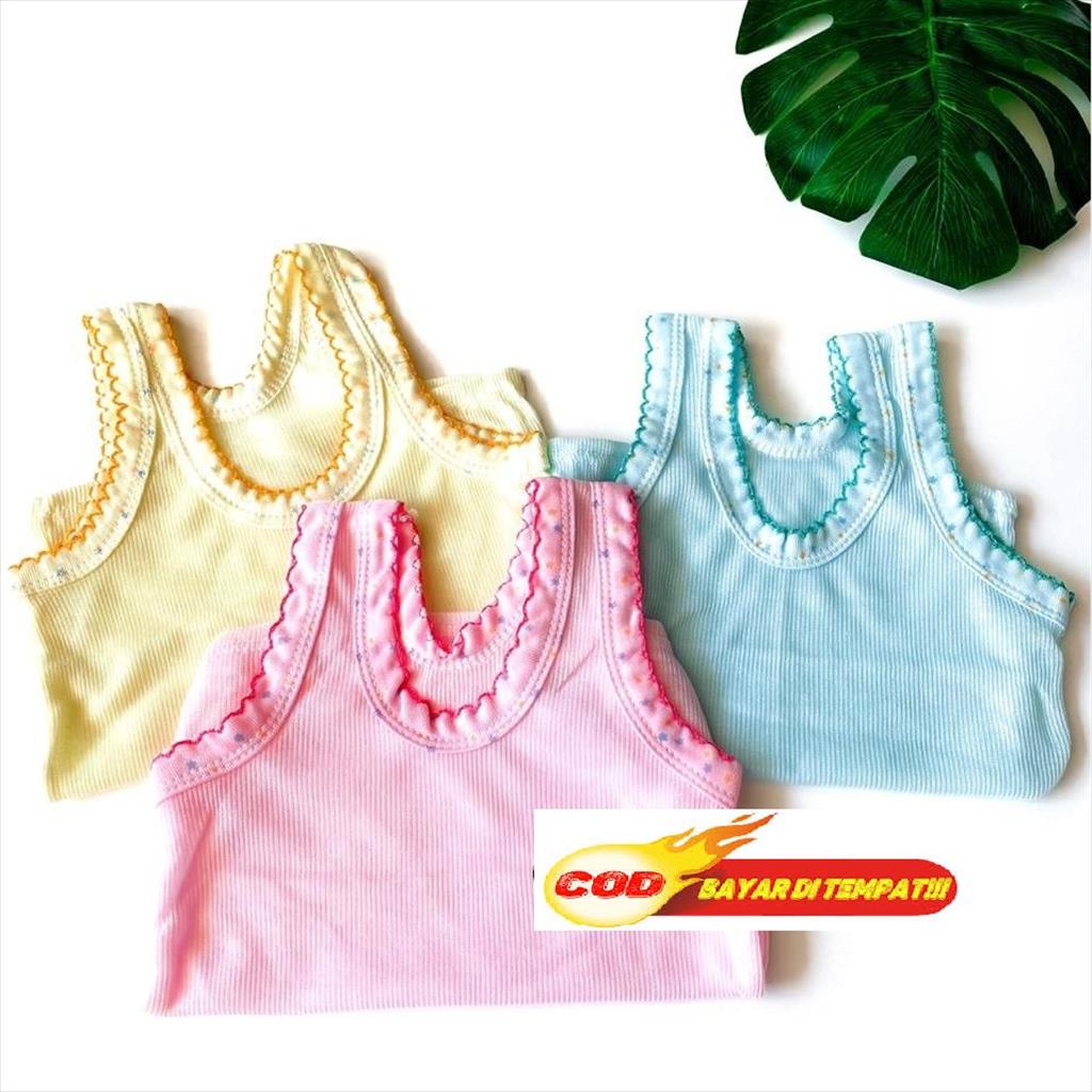 MJS 874 - Kaos Singlet lUx Kaos Kutang Kutung Polos Dalaman Anak Bayi Balita Warna Warni