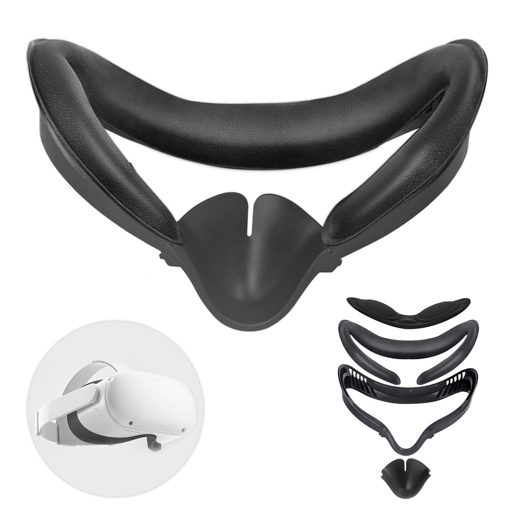 Silikon Silicone VR Cover Face Mask / Eye Mask Headset For Quest 2 / Meta Quest 2 Aksesoris