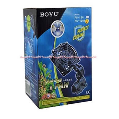 Boyu Perfect Cooling Pendingin Mesin Aquarium Kipas Akuarium Untuk Menurunkan Suhu Air Boyyu Fs-120A Cooling Fan Aquarium