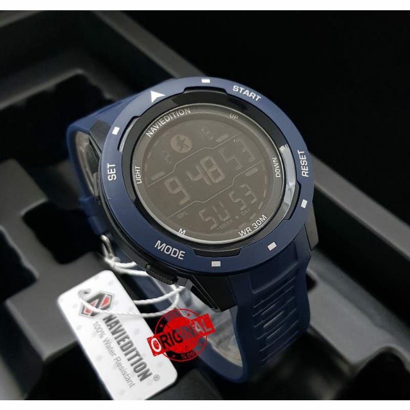 Jam Tangan Naviedition Terlaris Rubber Digital Fashion Pria Wanita North Edge 8100