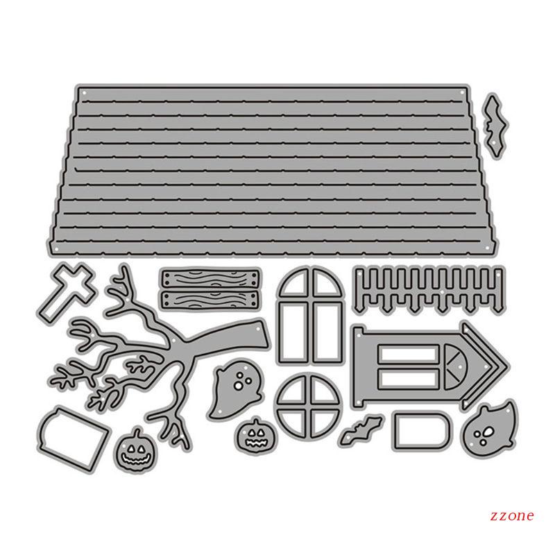 Cetakan Stensil Cutting Dies Motif Daun Bahan Metal Untuk Scrapbook Craft DIY