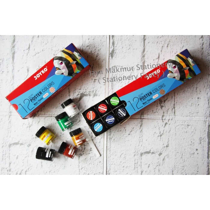 

Gilaa!!! Cat Poster (Poster Color) Titi Set 12 Warna 10Ml Promo
