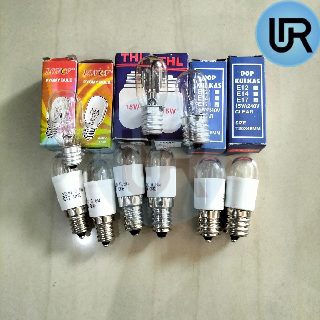 LAMPU KULKAS | LAMPU KULKAS BIASA | LAMPU KULKAS LED | LAMPU KULKAS UKURAN E12/E14/E17 | BOLAM KULKA