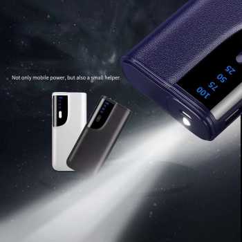 Power Bank LCD Display 3 USB Port 20000mAh Dengan Senter / Powerbank Fast Charging Layar LCD / Powerbank Smartphone Handphone Portable Murah Daya Kuat Desain Elegan Minimalis Simpel Ringan Power Bank Serbaguna / Charger HP Portable Cas HP Tanpa Listrik