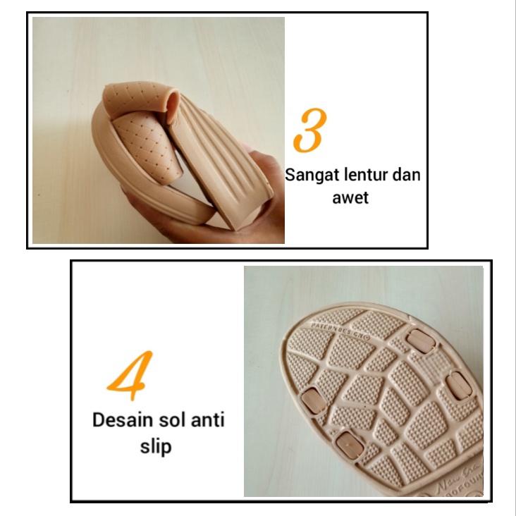 gof NEW ERA LBE 15172 sandal wanita slip on sandal casual wanita 37-41