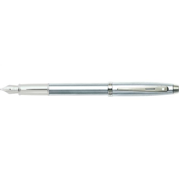 

Sheaffer 100 Brushed Chrome Fountain Pen