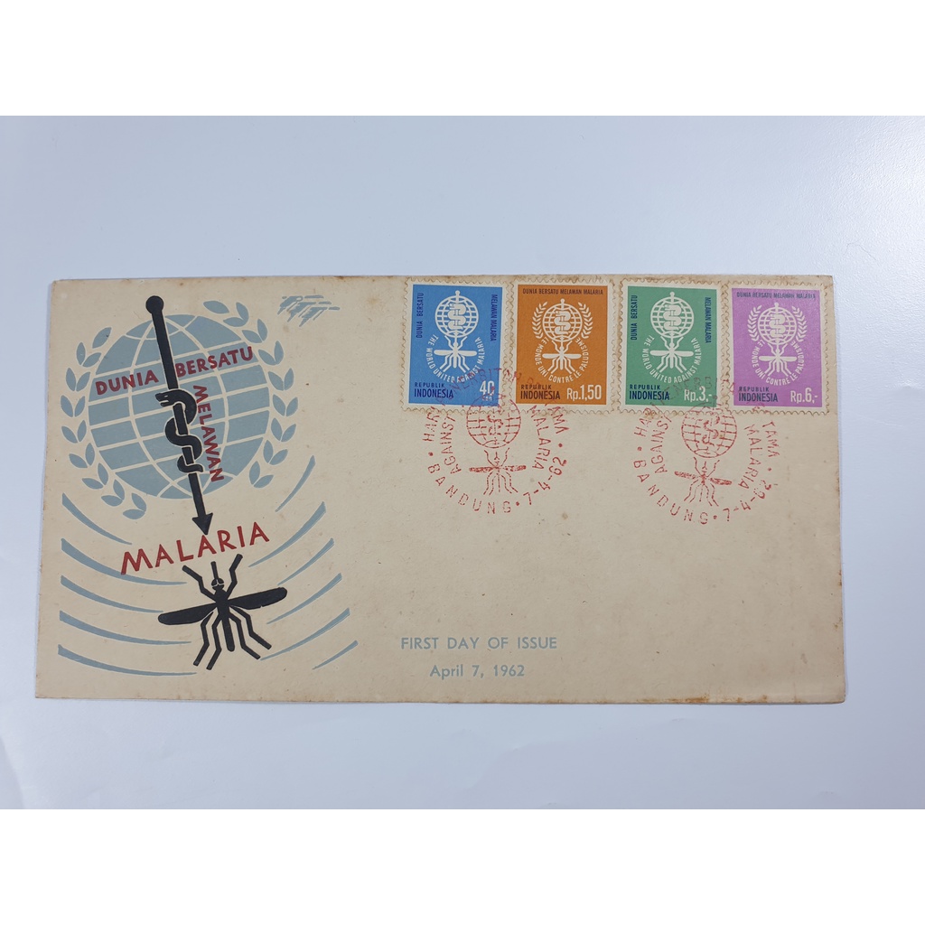 

Perangko SHP Dunia Bersatu Melawan Malaria Tahun 1962