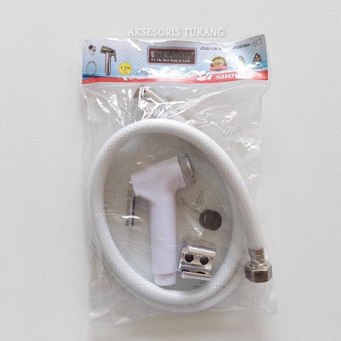 ~~~~~] Jet Shower Toilet Putih / Toilet Shower / Semprotan Toilet Weldom