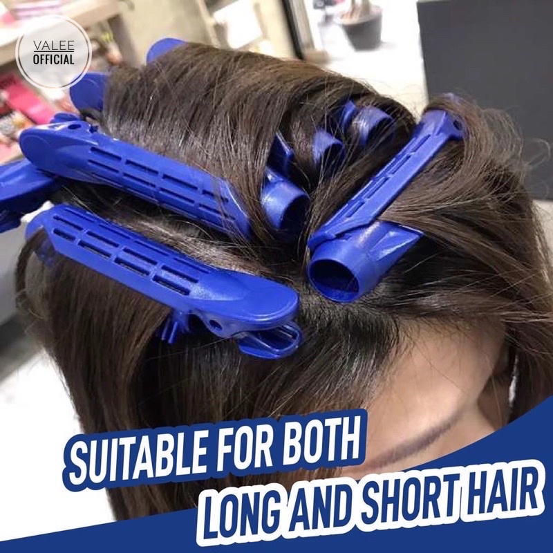 (Isi 2)Roll Rambut Jepit Korea Hair - Gulung Jepitan Clip Volumizing Hair Poni Roller Blow Keriting Curly