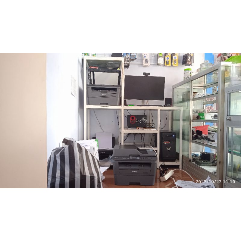Rak Besi Komputer Printer Minimalis