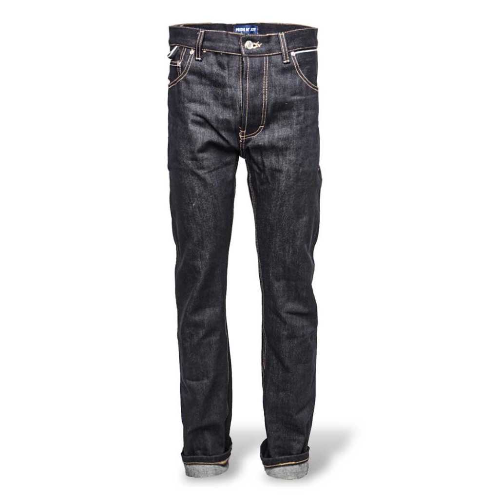 Celana Jeans Pria Selvedge Raw Denim Khomun 15 OZ Pride N Joy
