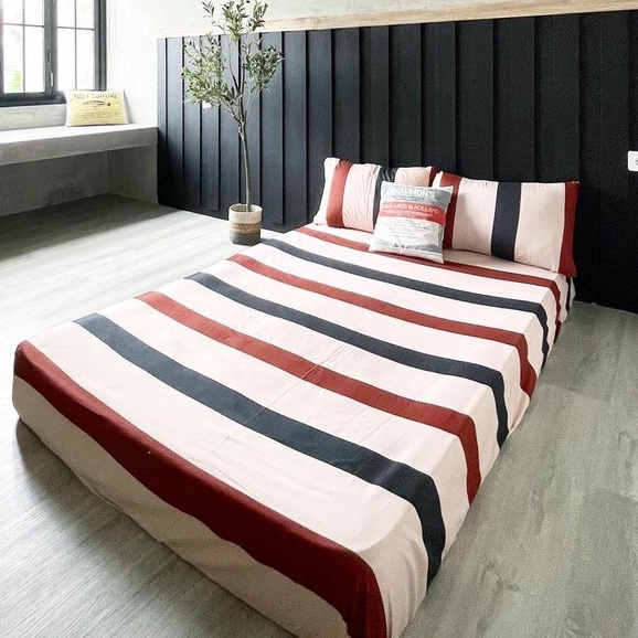 Adela Sprei Set LINEA T20 cm - Sprei Set Tanpa Bedcover