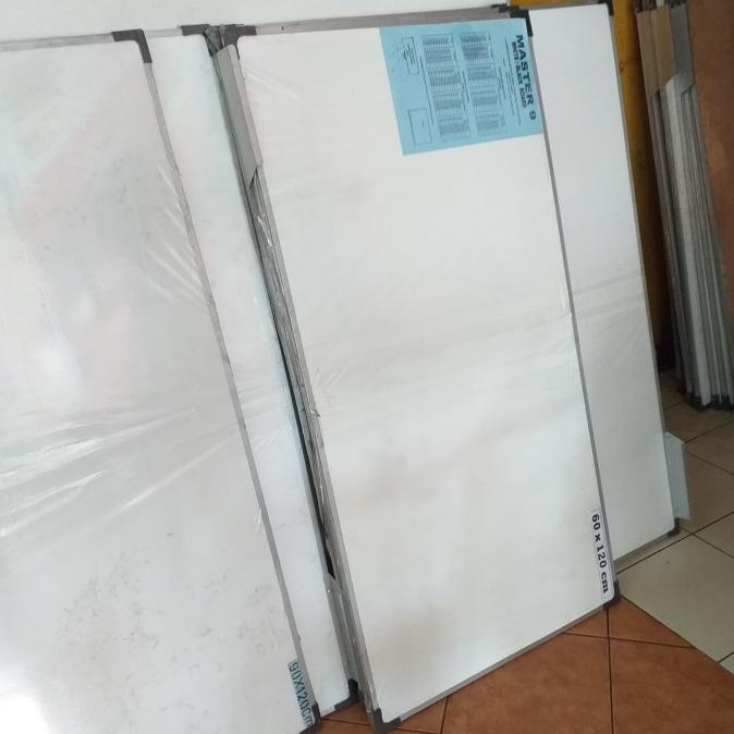 

[COD] Papan tulis 60x120 cm/White Board 60x120cm gantung non magnetik STOK TERBATAS Kode 514