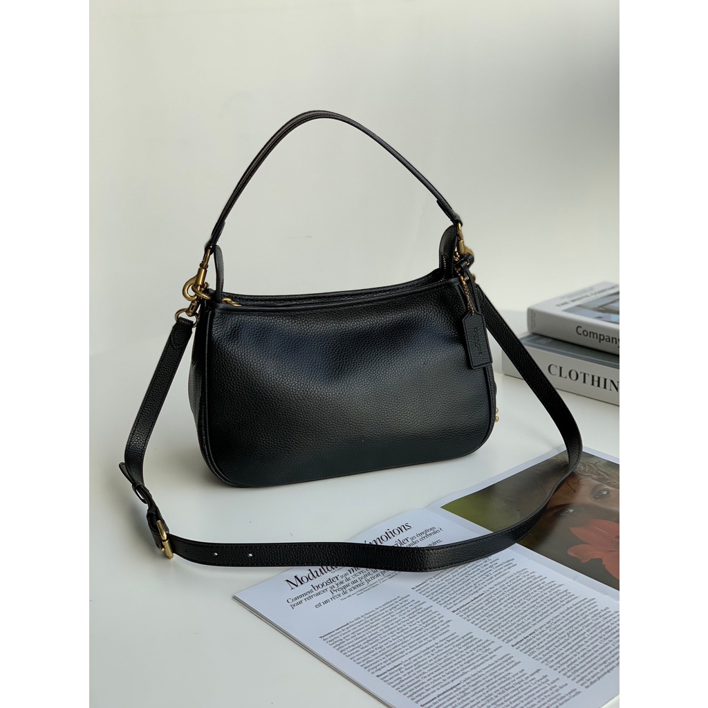 [Instant/Same Day]Coach original  437   438  new women's bag Canvas CARY messenger bag shoulder bag handbag armpit bag yxb