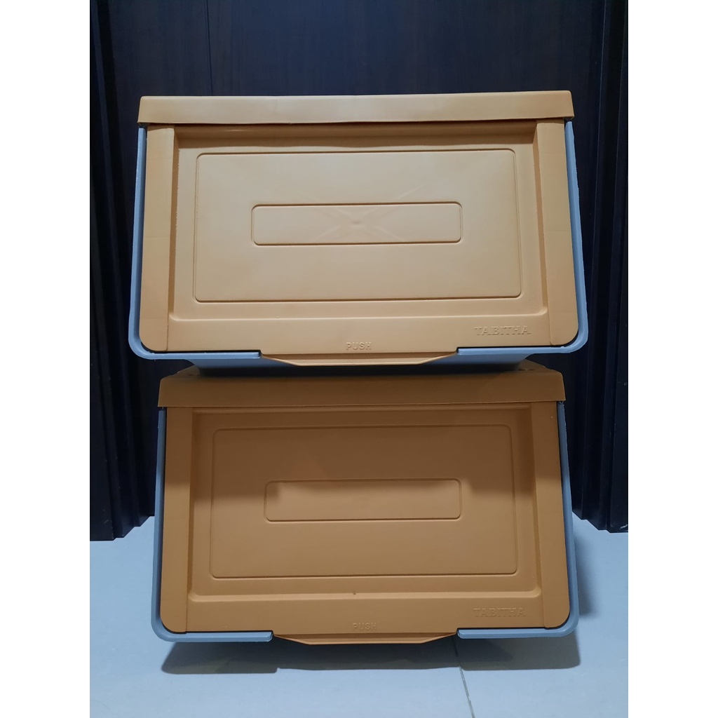 Container Box Plastik Serbaguna storagebox multifungsi tempat penyimpanan serbaguna mulut kudanil 44x40x31cm