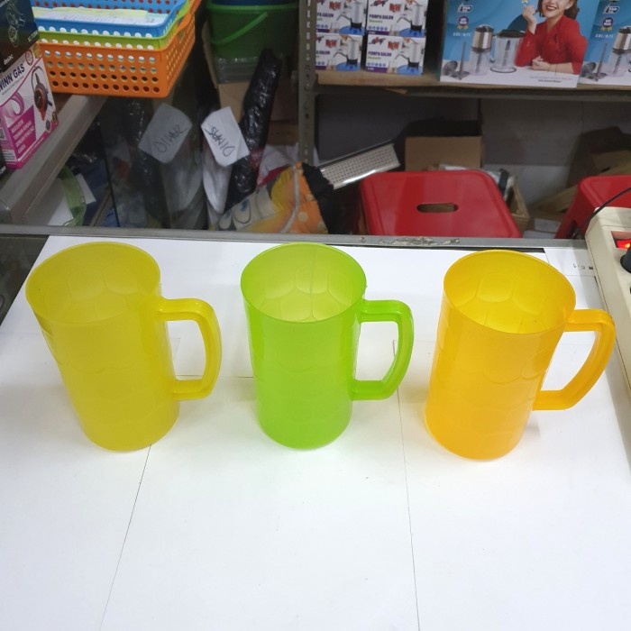 Gelas Plastik Boba Gelas soda Handle