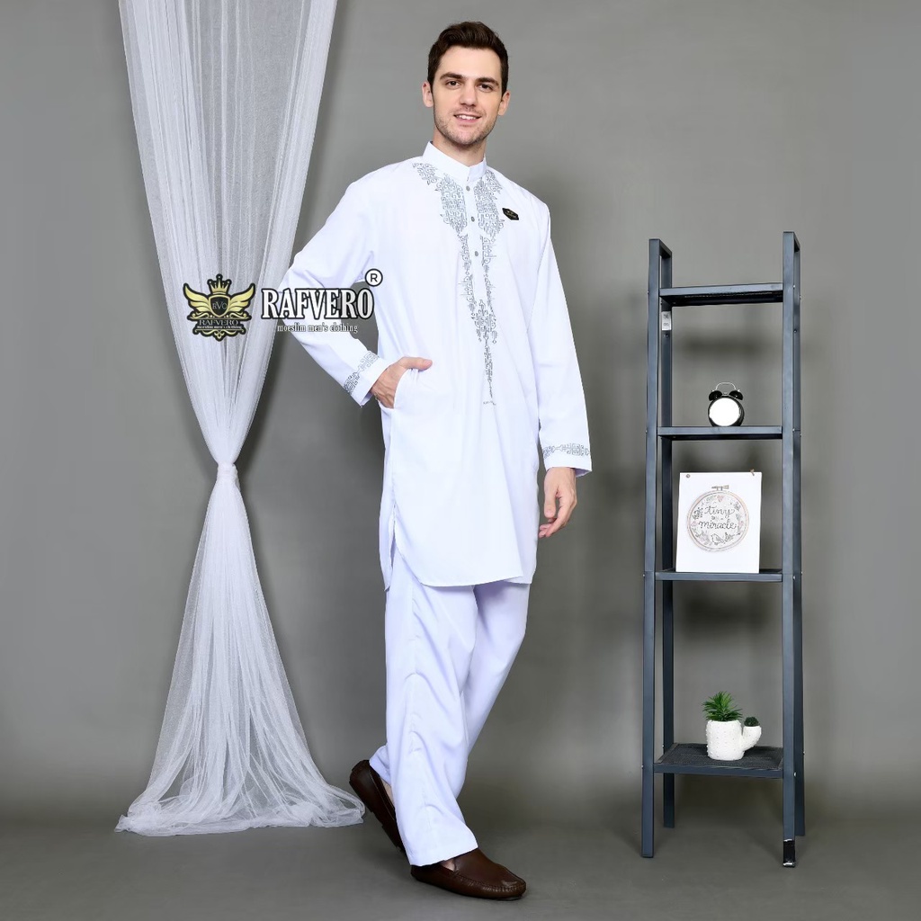 Dstore - setelan turki pria dewasa - koko bordir dewasa - baju koko kurta dewasa - free peci