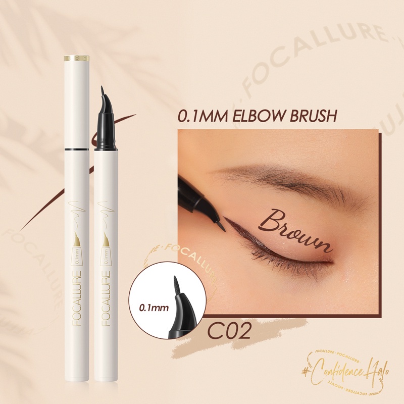 FOCALLURE #ConfidenceHalo Eyeliner Gel pencil-Tahan air Eyeliner Untuk Mata FA243