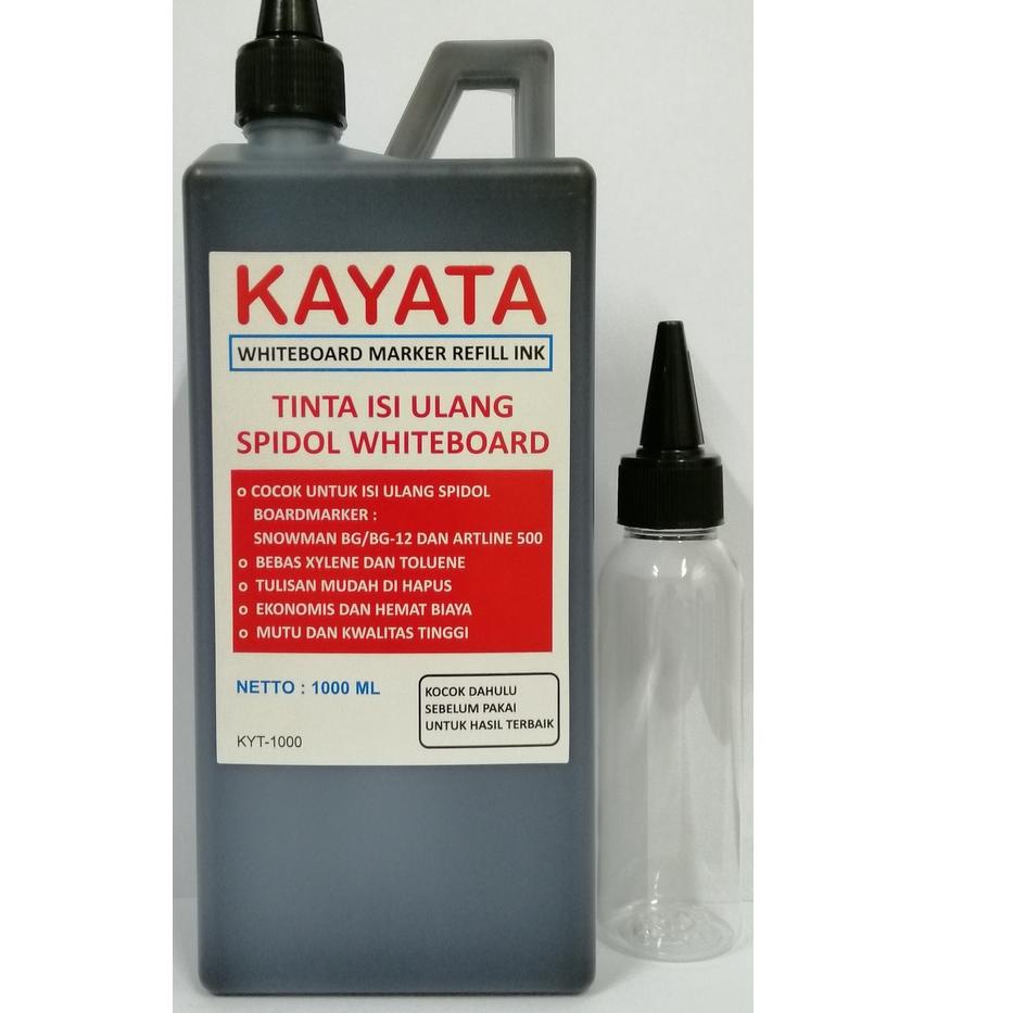 

[KODE 6PPVC] Tinta spidol whiteboard refill Kayata dan berkualitas 1000 ML Tinta isi ulang spidol