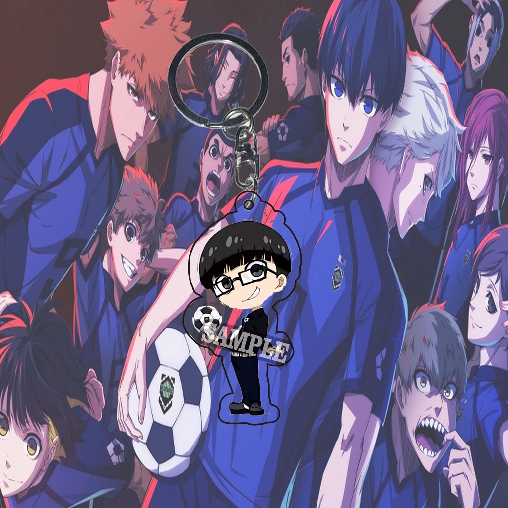 gantungan kunci anime Blue Lock Ego, Jinpachi  - gantungan kunci anime - anime