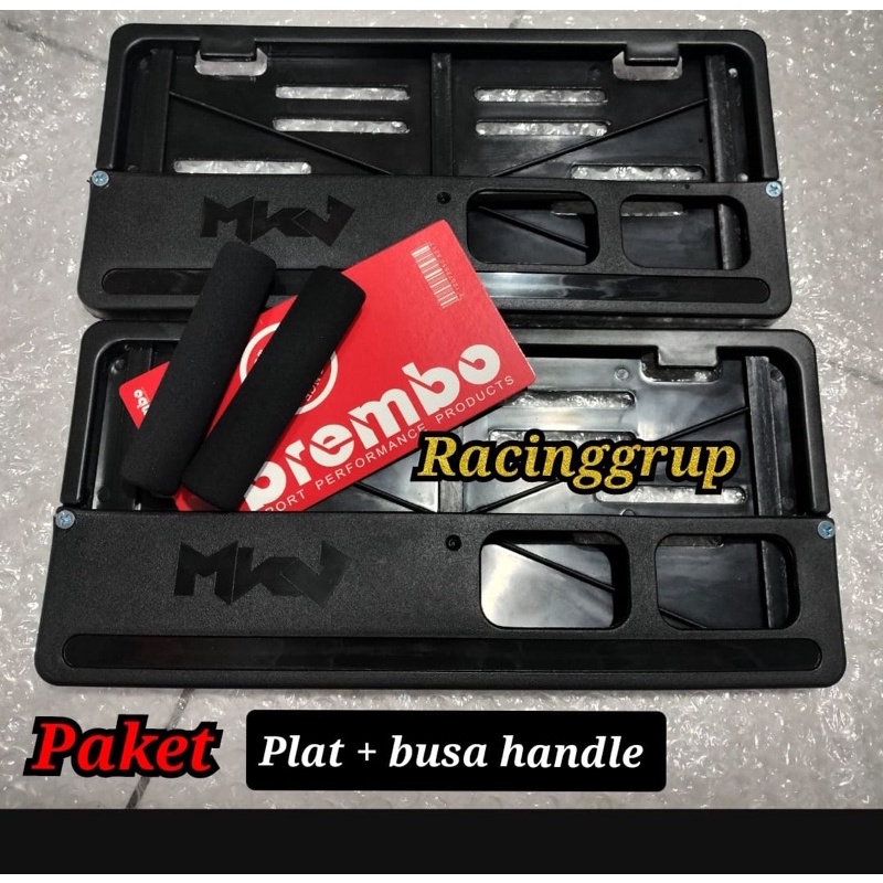 TEMPAT PLAT NOMOR MOTOR COVER TEMPAT DUDUKAN 1 SET / RUMAH PLAT NOMOR HONDA BEAT MIO VARIO FINO DLL