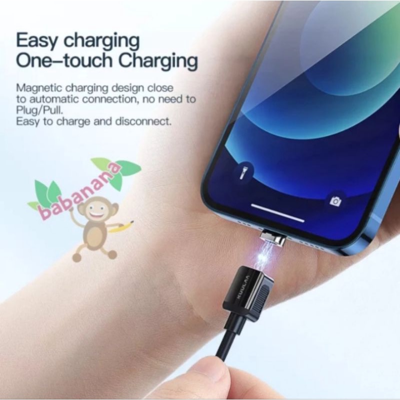 Kuulaa kepala charger Magnetic Micro usb cable casan magnetik charging