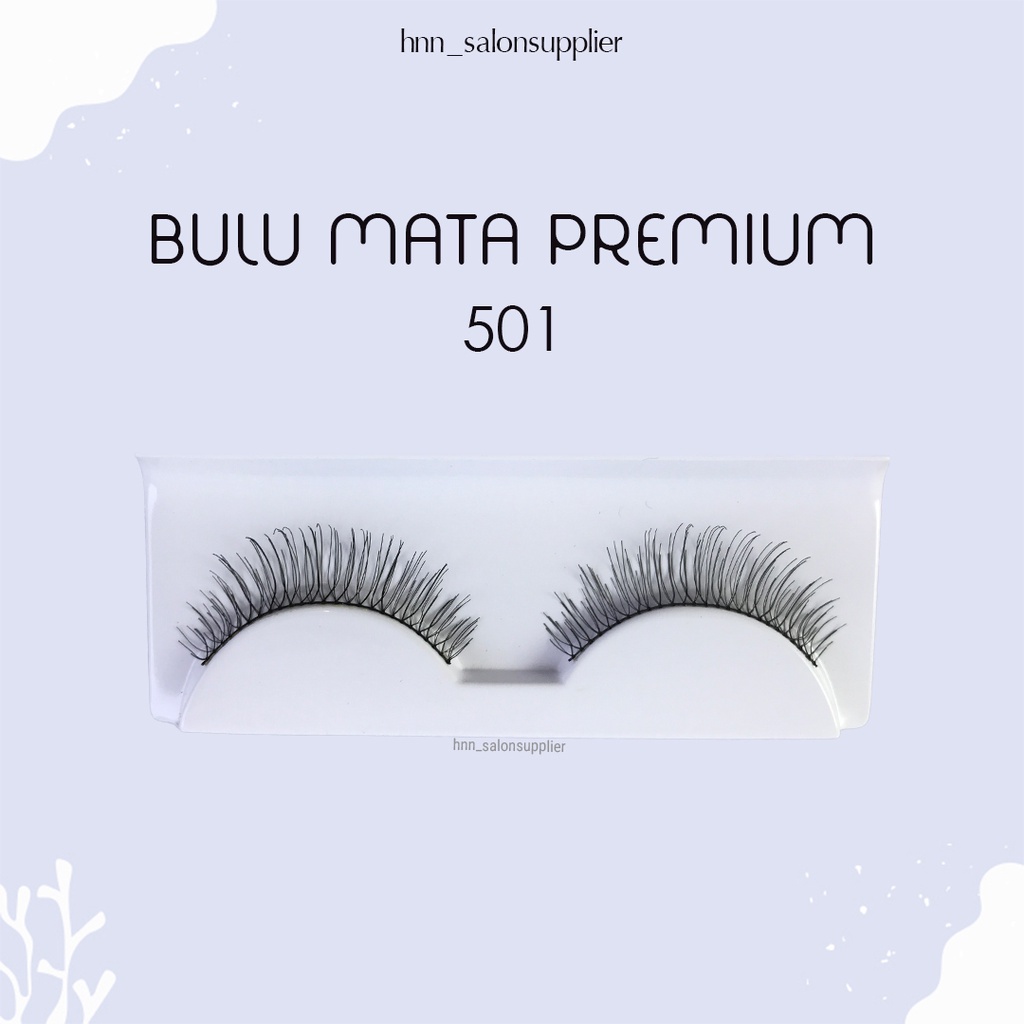501 Bulu Mata Palsu Handmade Fake Eyelash Eye Lashes Lash Artifivial Belle Eyelashes