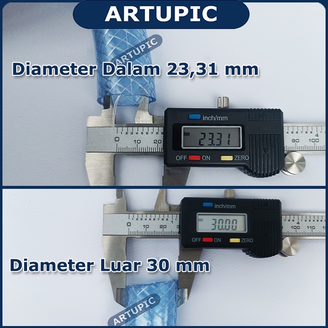 Selang Air 1 inch Serat BENANG Transparant Kuat dan Besar