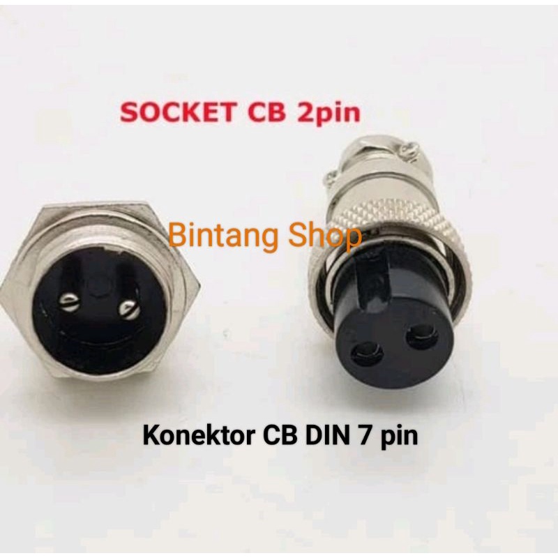 Jual Konektor CB DIN 2 pin | Shopee Indonesia