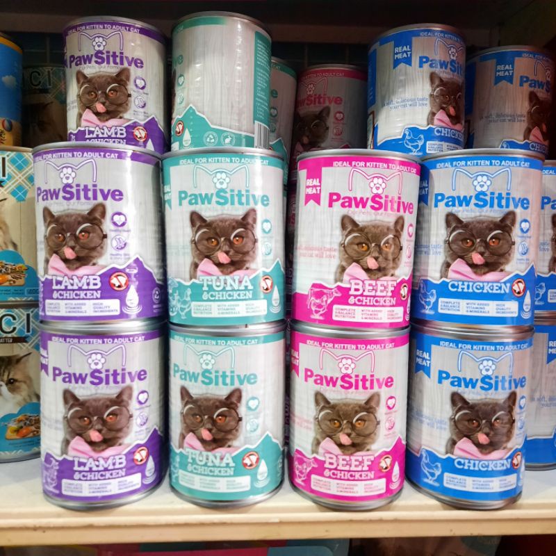 Makanan Kucing Kaleng Pawsitive 380gr Makanan Basah Kucing