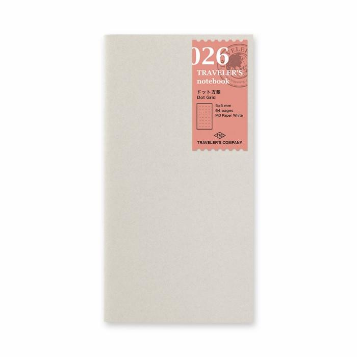 

Midori TRAVELER'S Notebook Refill - 026 Dot Grid - Authentic