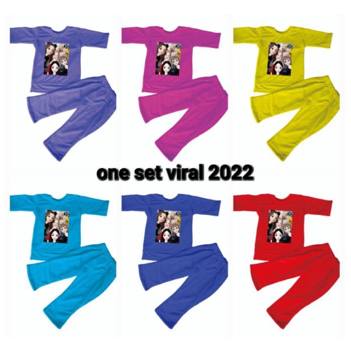 KAOS ONE SET VIRAL ANAK 2022/SETELAN VIRAL ANAK 2022/SET VIRAL 2022 ANAK/KAOS VIRAL ANAK ANAK 2022 v