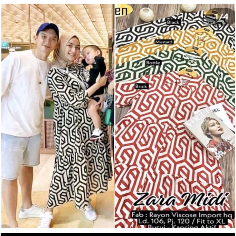 MIDI CITRA KIRANA VIRAL / gamis / midi viral / cringkle airflow / midi abstrak / gais kekinian / set