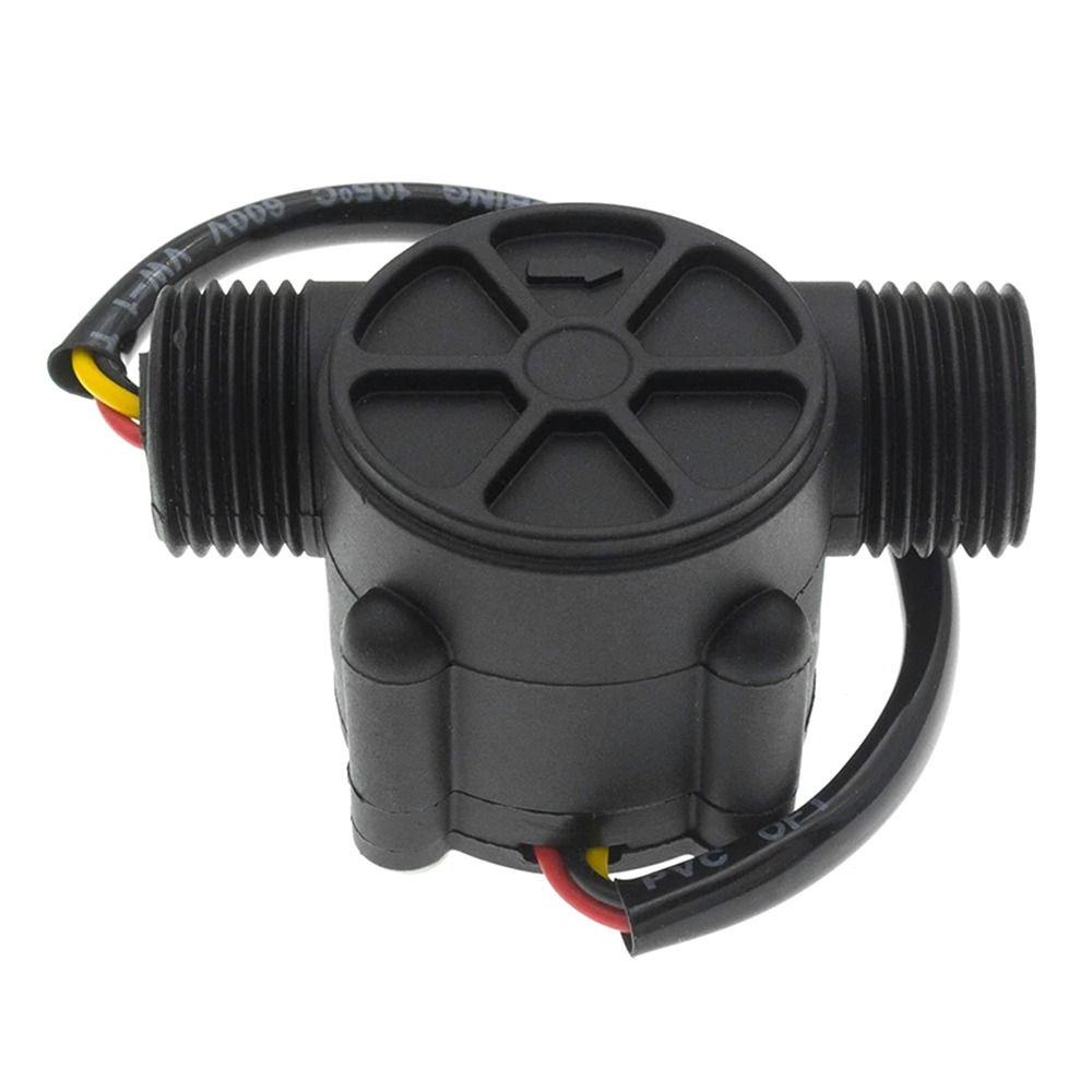 Solighter Sensor Aliran Air Portable Profesional DC 5-18V Hall Flow Sensor