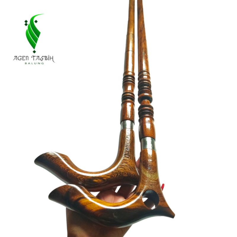 Tongkat Jalan Kayu Walikukun Dan Kayu Johar Panjang 1 Meter