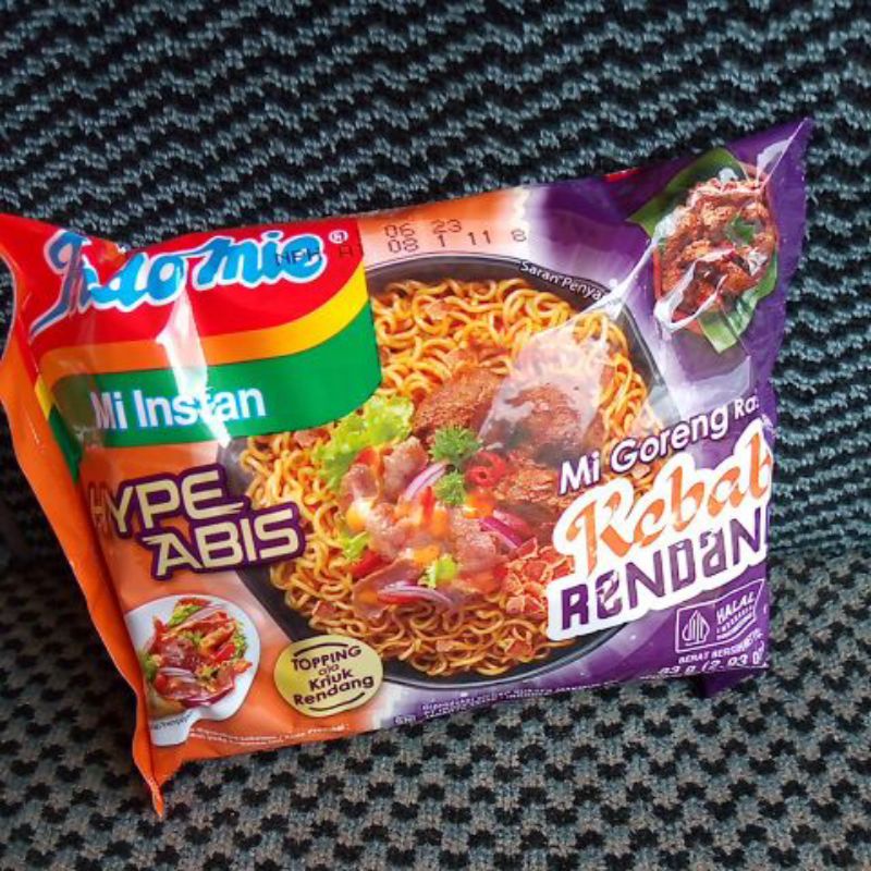 PCS - Indomie HypeAbis Kebab Rendang New Mie Goreng Hype Abis