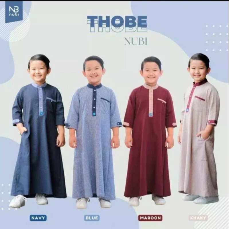 Thobe Nubi Jubah Koko Anak Nubi