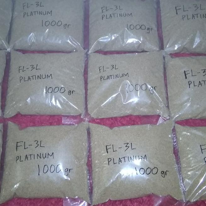 Feng li/Fengli 1 kg -Platinum 3L pakan udang/pelet udang -Repacking