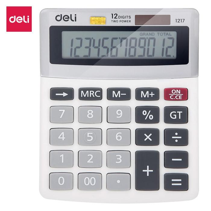 

Calculator Deli - E1217 / Kalkulator Retro 12 Digit / Peralatan Kantor Murah