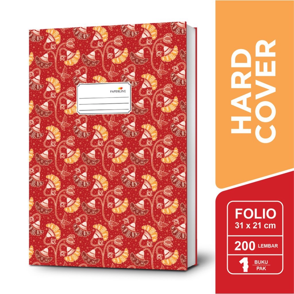 

Buku Tulis Quarto Paperline Hard Cover 31x21cm Folio