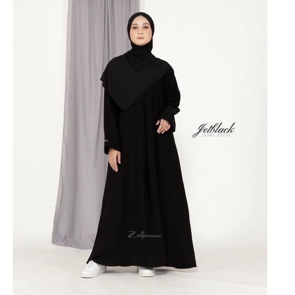 Viral Abaya HItam Abaya Syari Abaya Turki Abaya Jetblack Abaya Basic Abaya Polos ZAHRA