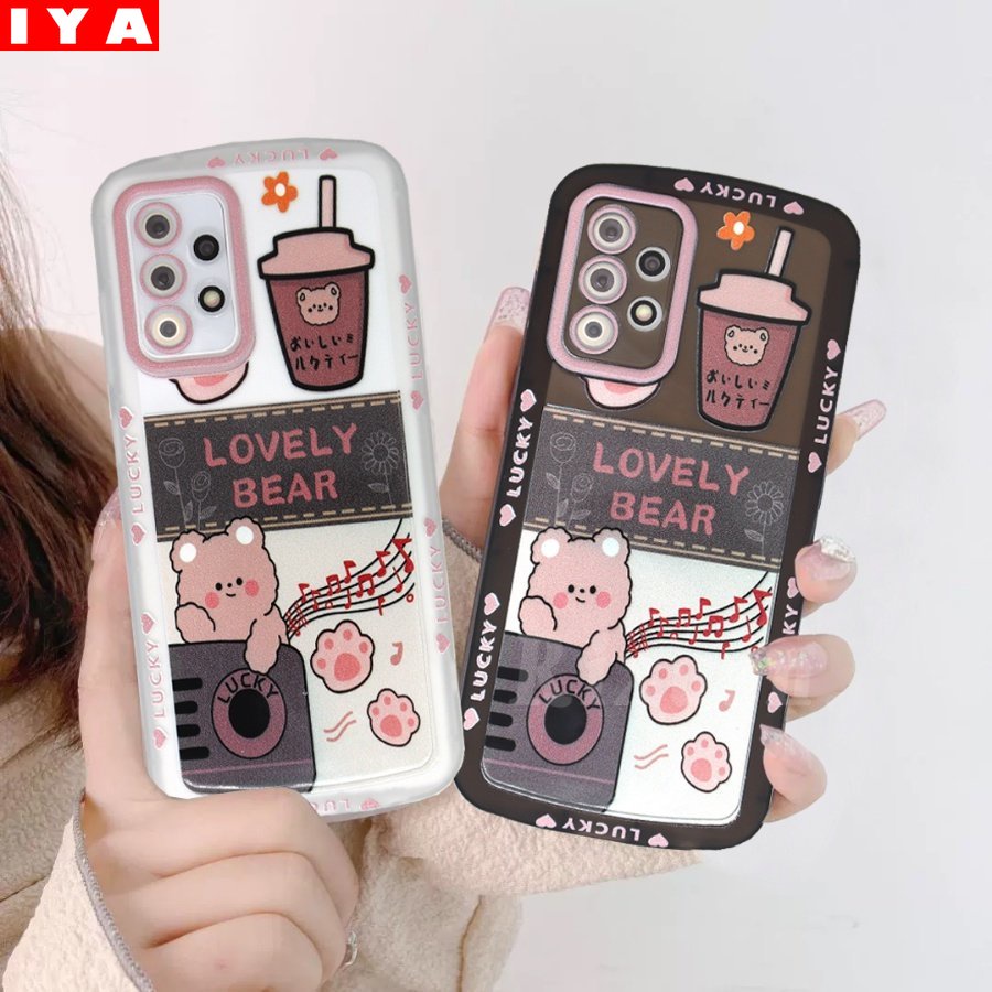 Soft Case Silikon Motif Kucing Untuk Samsung A04S A13 A23 A02S A03 A03S A30S A11 A12 A51 A30 A50 A52 A20S A10S M11 M03 J7 PRIME J7 PRO PLUS J4