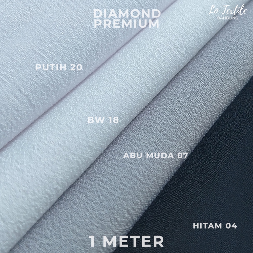 Kain Diamond Isabela Import 1 Meter - Bahan Diamon Isabell Meteran